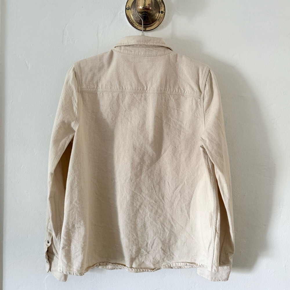 Sézane  Chemise Servanne Shirt

COLOR : ECRU CHINÉ

SIZE : 38

100% Coton - Picture 2 of 4